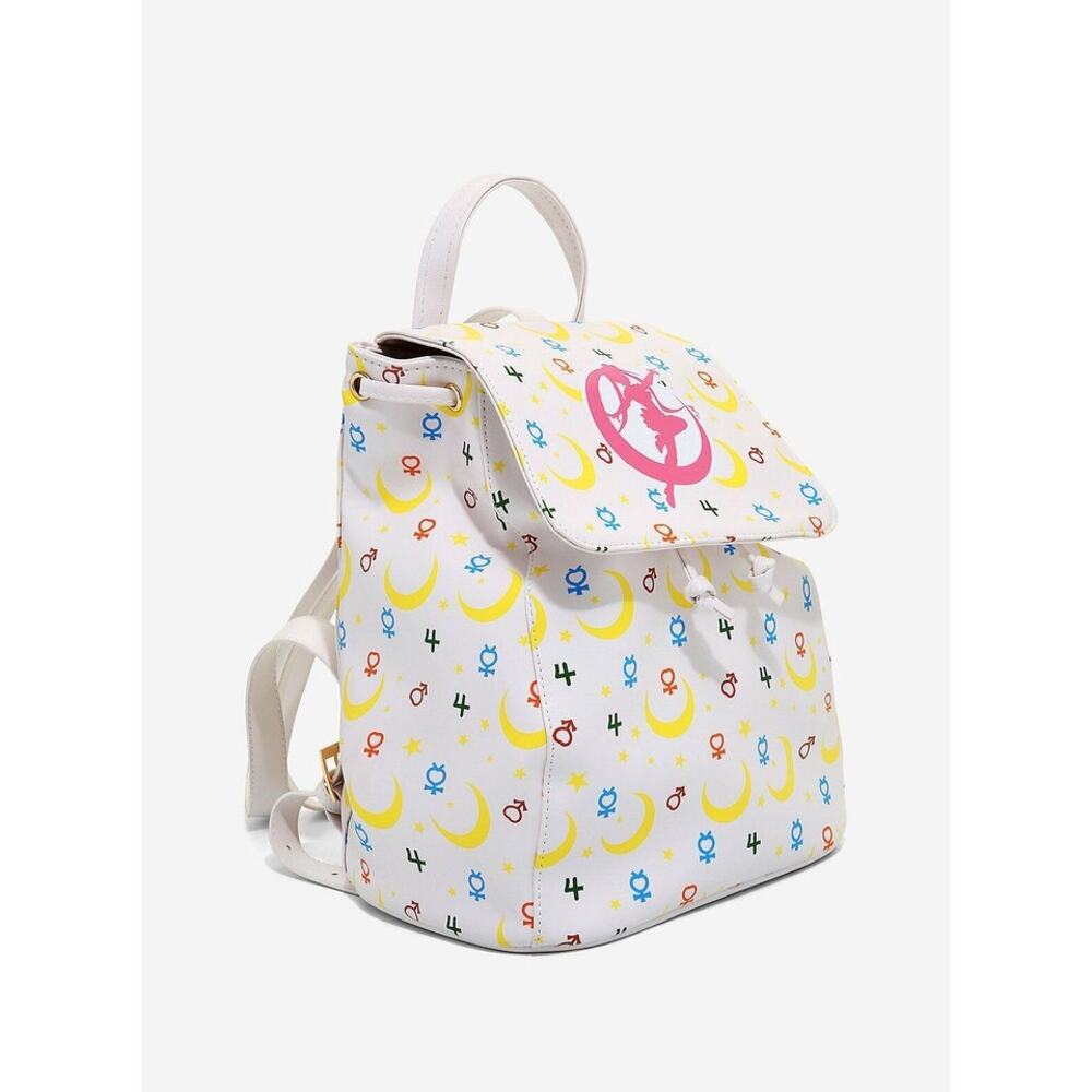 Sailor Moon Icons Drawstring Mini Backpack Bag *Officially Licensed* NWT